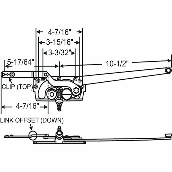 Strybuc Dual Arm Casement Operator 36-191